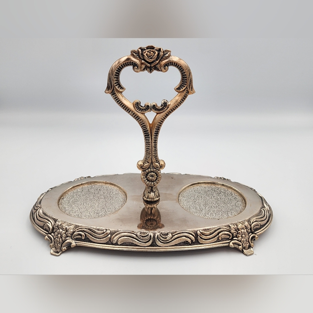 Sheridan Silverplate Condiment Caddy